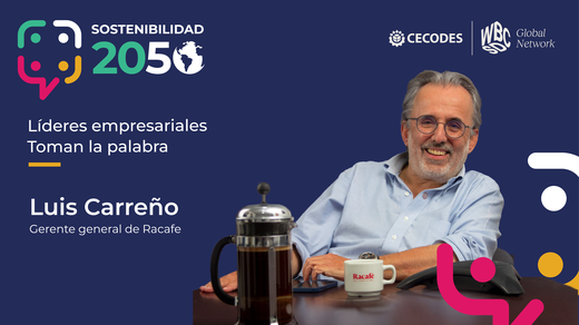 Luis Carreño, General Manager of Racafé, discussing Colombian coffee sustainability